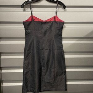 Armani Exchange Black Mini Slip Dress
